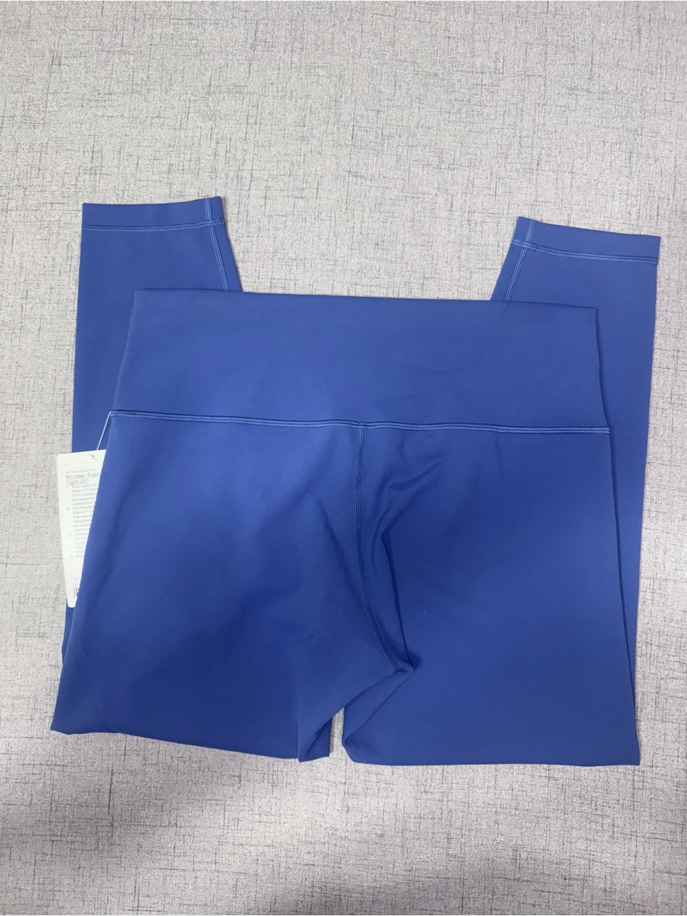 Lululemon Wunder Train High Rise Tight Leggings Pitch Blue Size 14 NWT - Picture 7 of 8